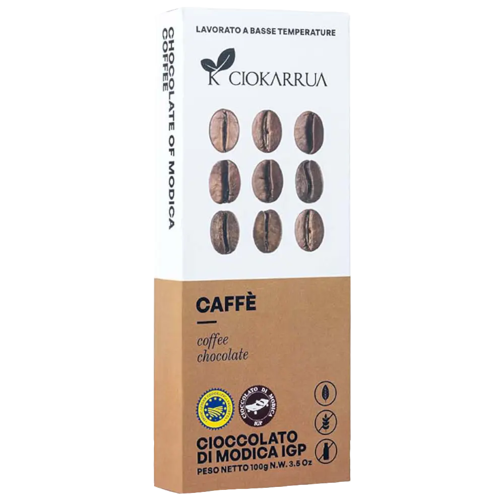 Modica IGP Schokolade mit Kaffee 100g