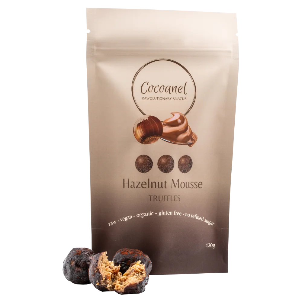 Haselnuss Mousse Trüffel | Hazelnut Mousse Truffles 120g - Bio