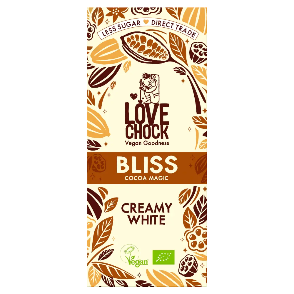 Bliss weiße Schokoladentafel 70g - Bio