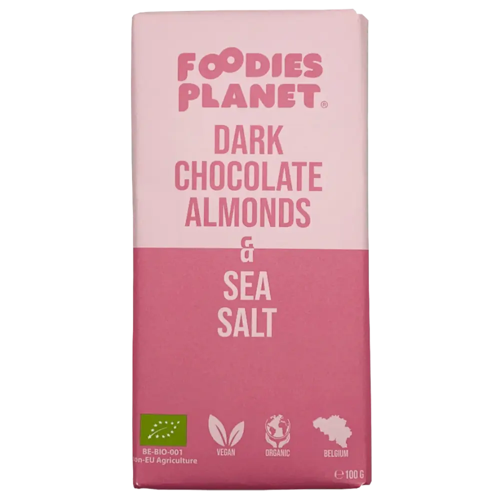 Dunkle Schokolade mit Mandeln und Salz 100g - Bio