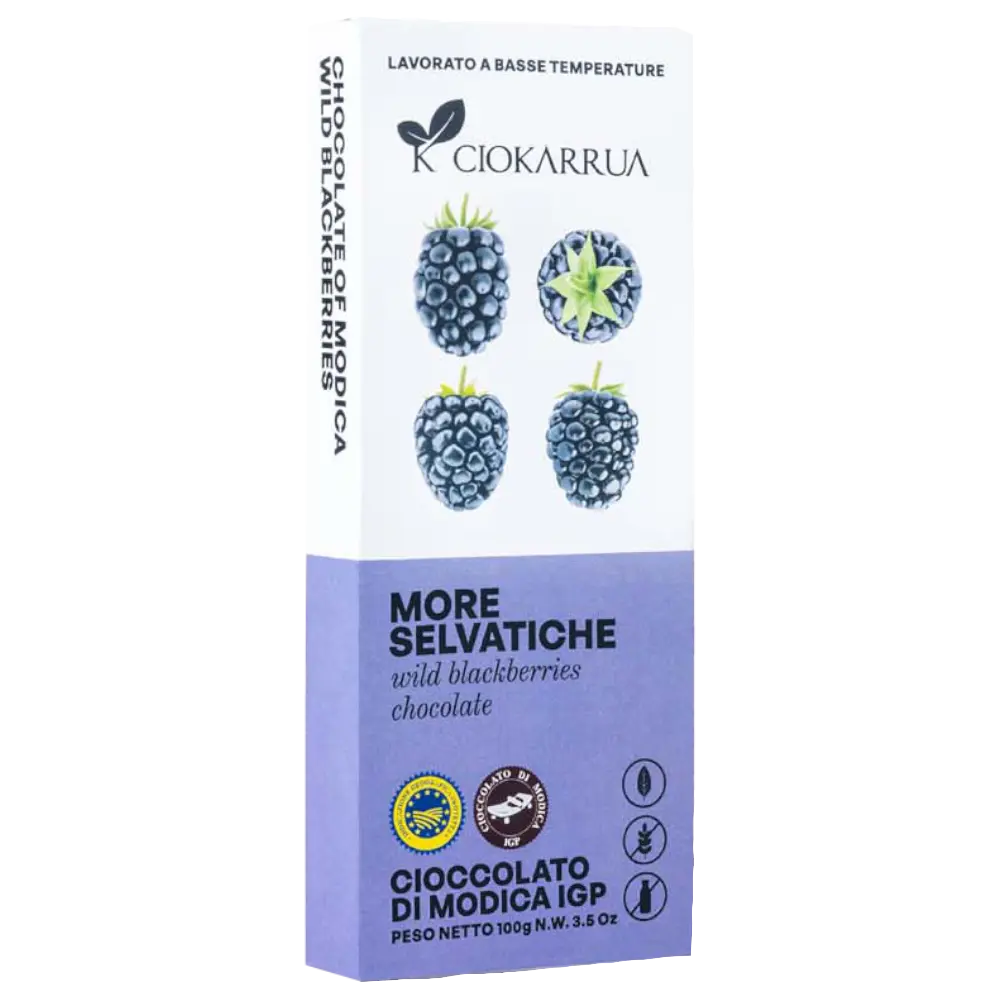 Modica IGP Schokolade mit Brombeeren 100g