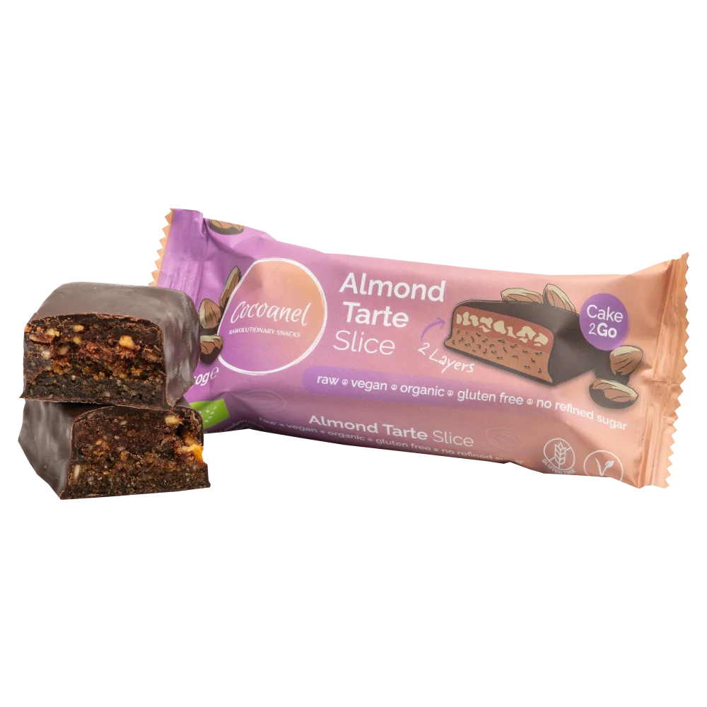 Mandel Tarte Schnitte | Almond Tarte Slice 50g - Bio