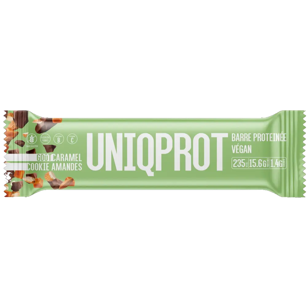 Veganer Proteinriegel Mandelkeks Karamell 60g