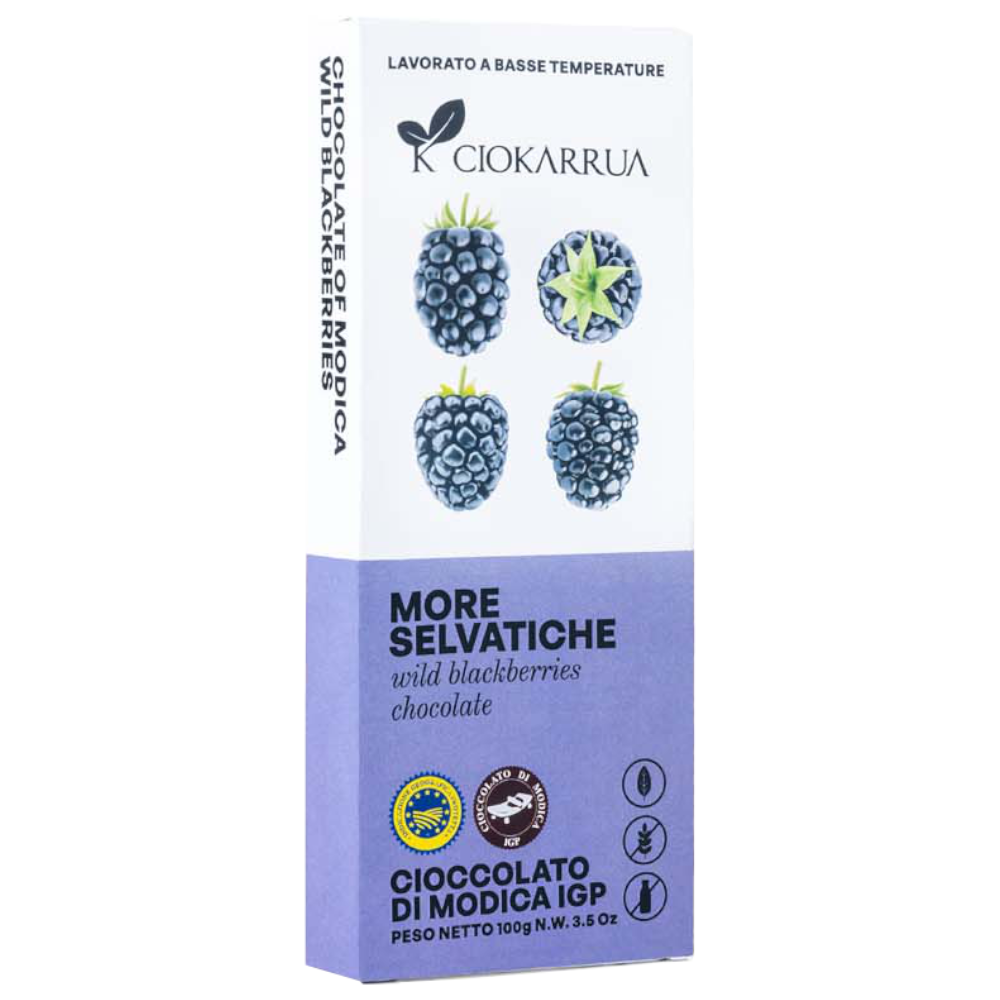 Modica IGP Schokolade mit Brombeeren 100g