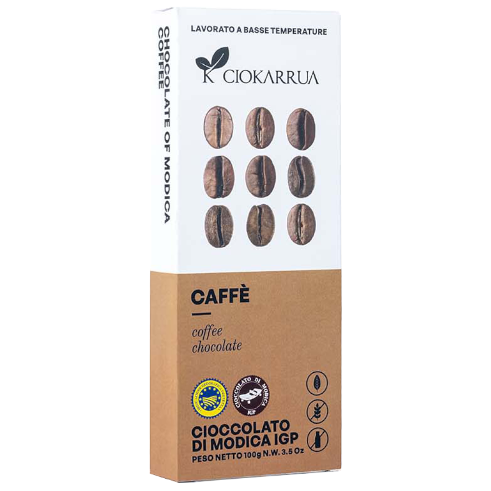 Modica IGP Schokolade mit Kaffee 100g