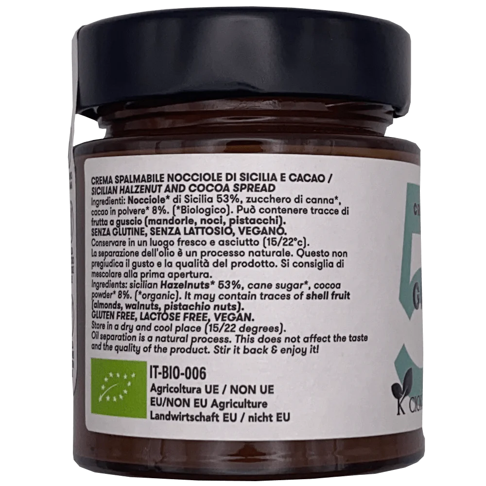 Gianduia Nuss-Nougat Creme 150g - Bio – Bild 2