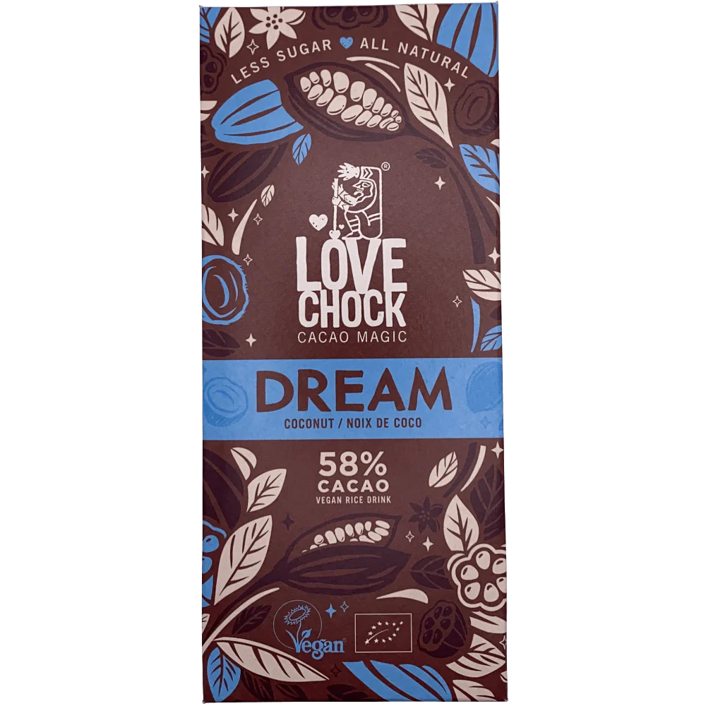 Dream Kokosnuss Schokoladentafel 70g - Bio