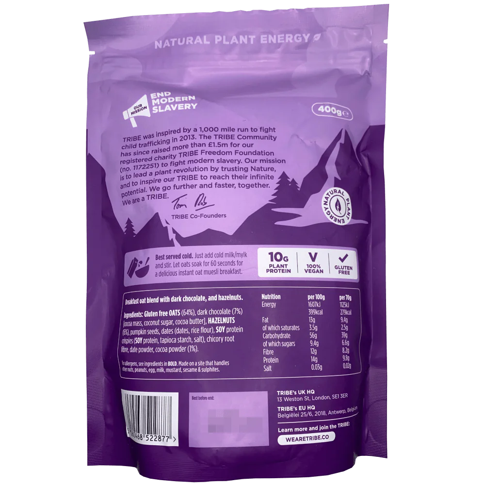 Protein Müsli mit Schokolade und Haselnuss 400g – Bild 2