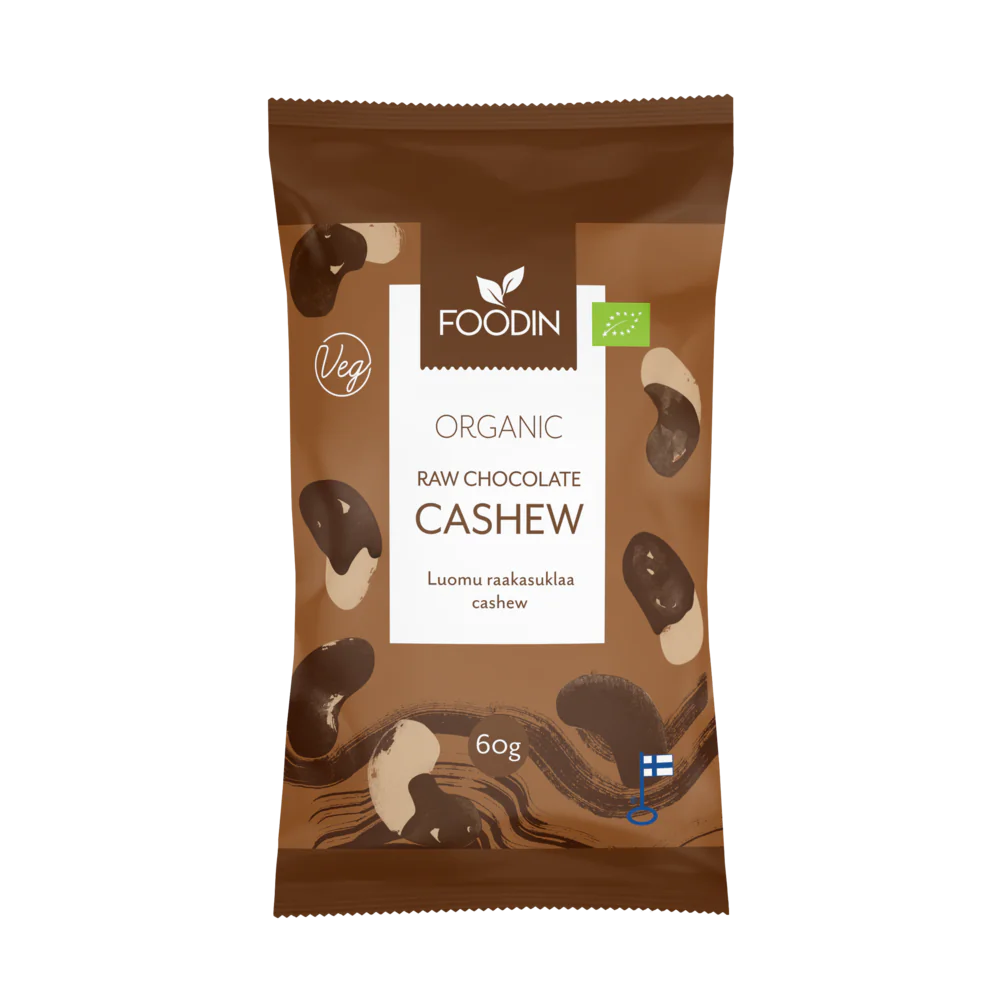 Cashew in roher Schokolade 60g - Bio